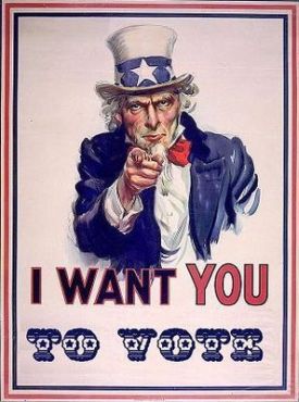 uncle sam wants you to vote